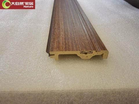大自然实木复合地板配套直装式无尘条木塑脚线DC/VK-T3B/BW