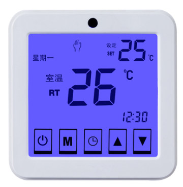 龙胜E60系智能触摸屏地暖恒温控制器功能件电暖
