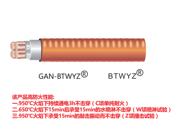 深缆矿物电缆BTWYZ®
