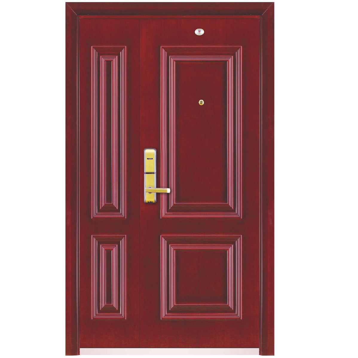 兴事发钢木装甲乙级防火丁级防盗子母门凹凸款gmfhfdm