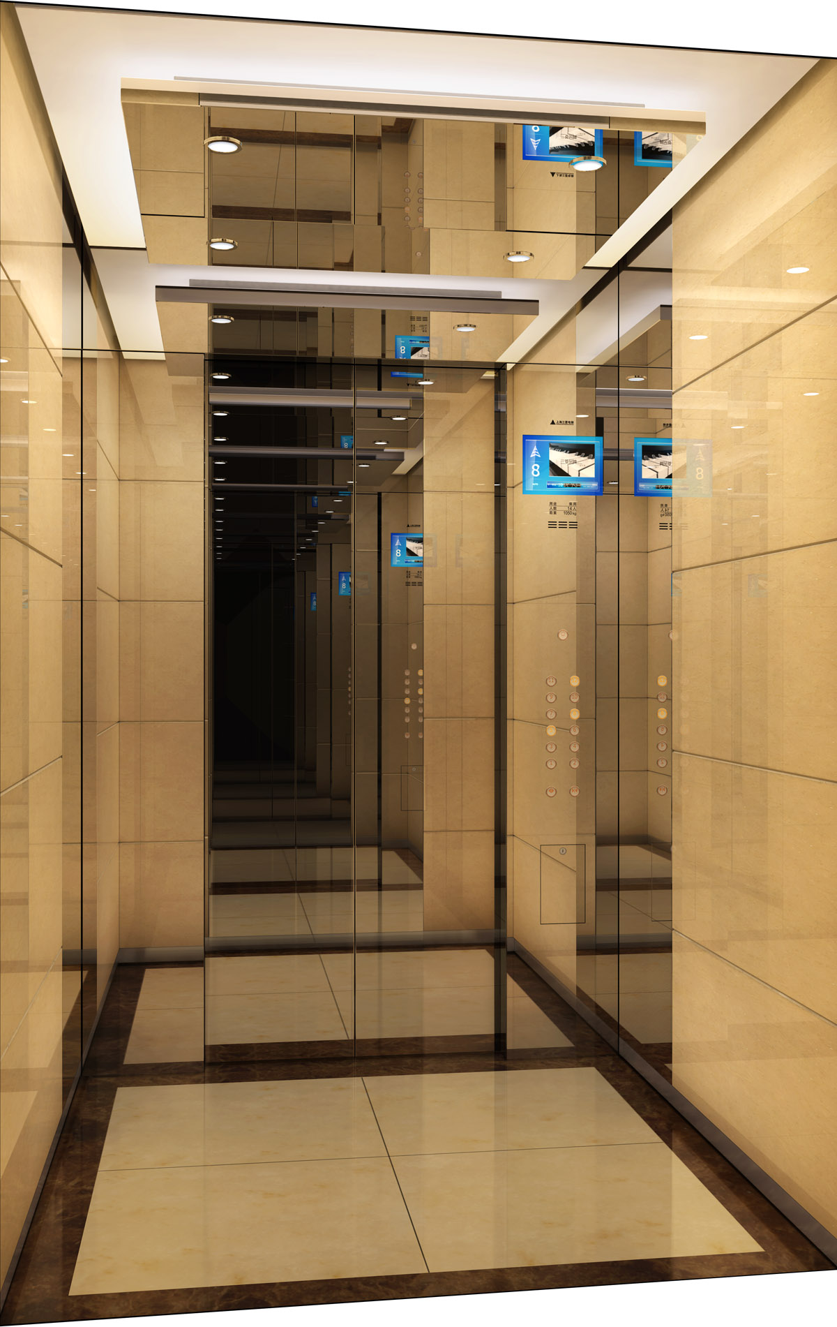 万达广场上海三菱电梯图片